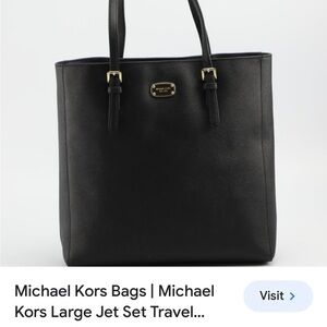 Michael Kors, Michael Kors jet set large travel, black